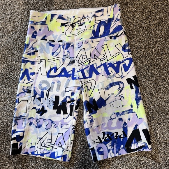 Calvin Klein performance bike shorts Compression shorties pocket running small - Picture 1 of 5